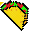 Pixel Taco Icon
