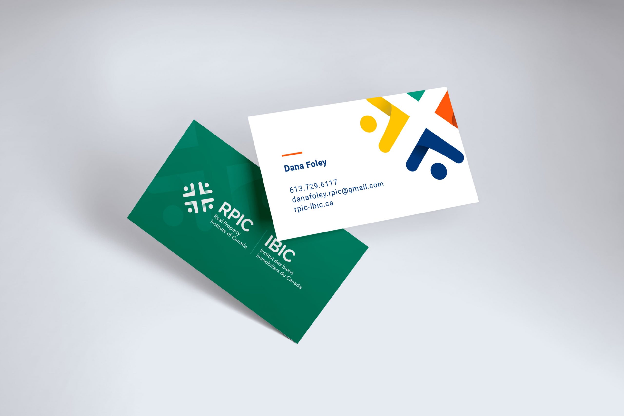 RPIC branded business cards