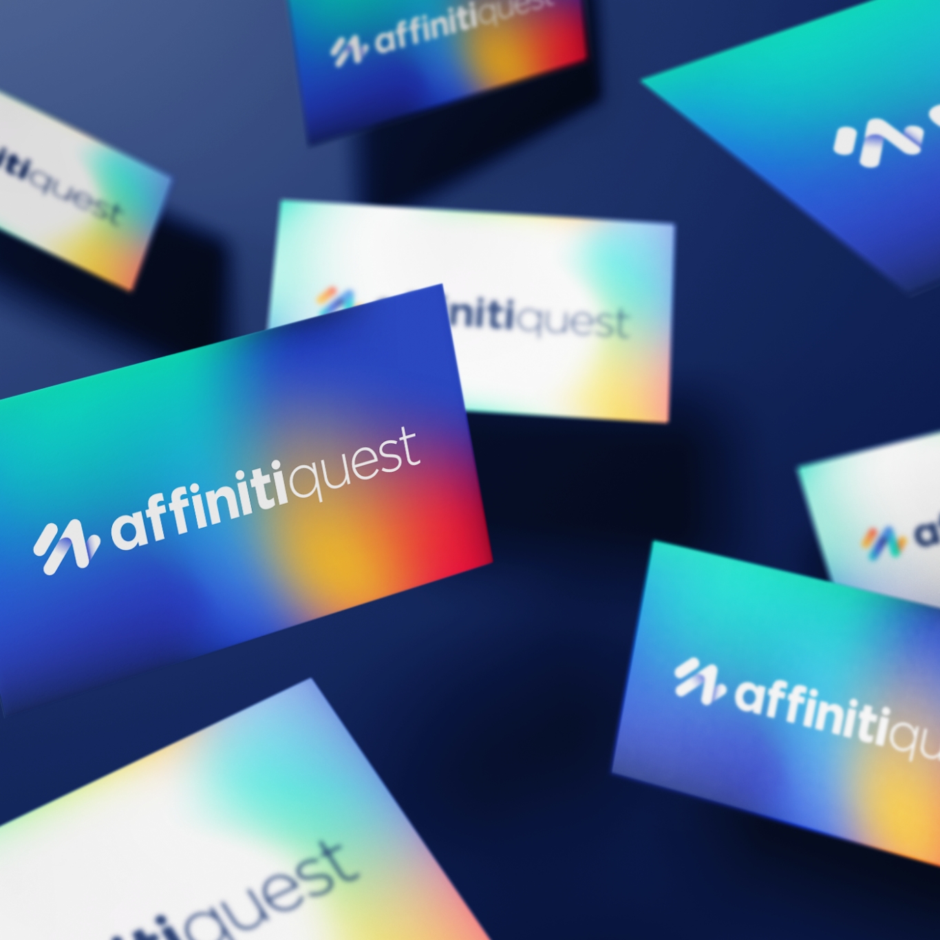 AffinitiQuest branded business cards