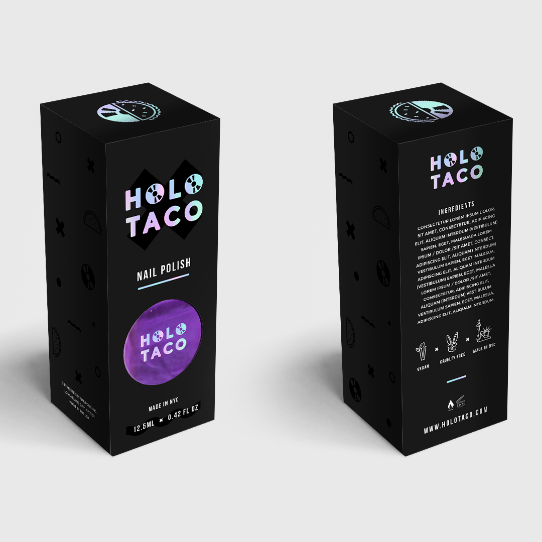 Holo Taco Nail polish box sample