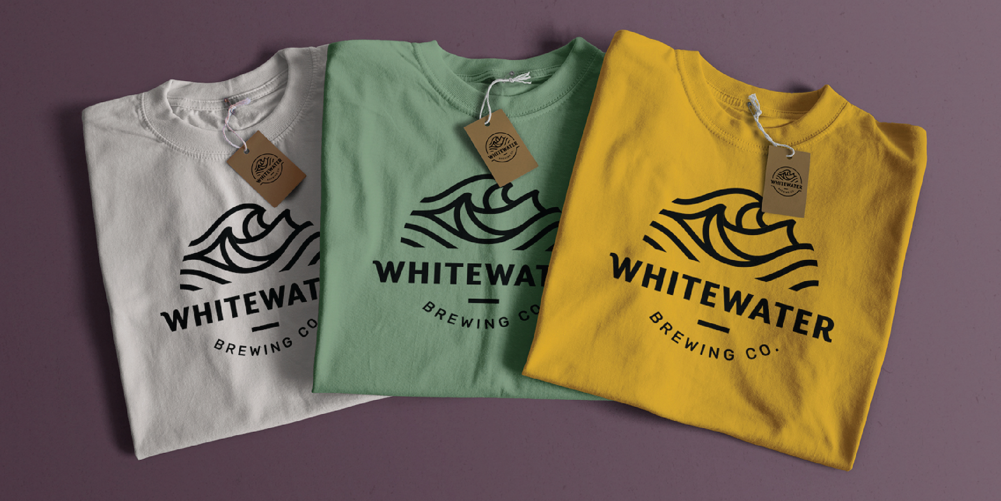 3 Whitewater T-shirt samples