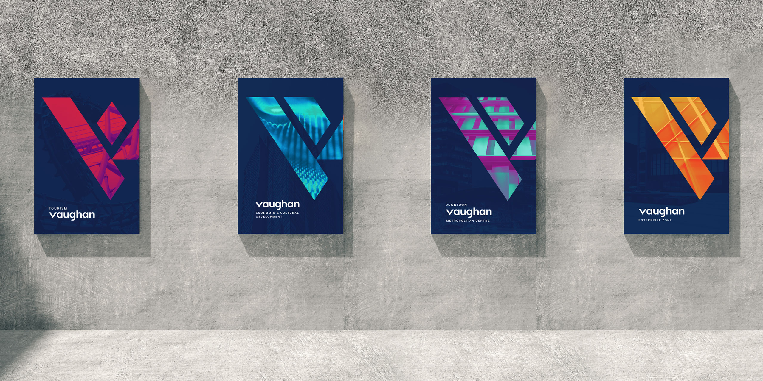 Vaughan Economic Development logo posters