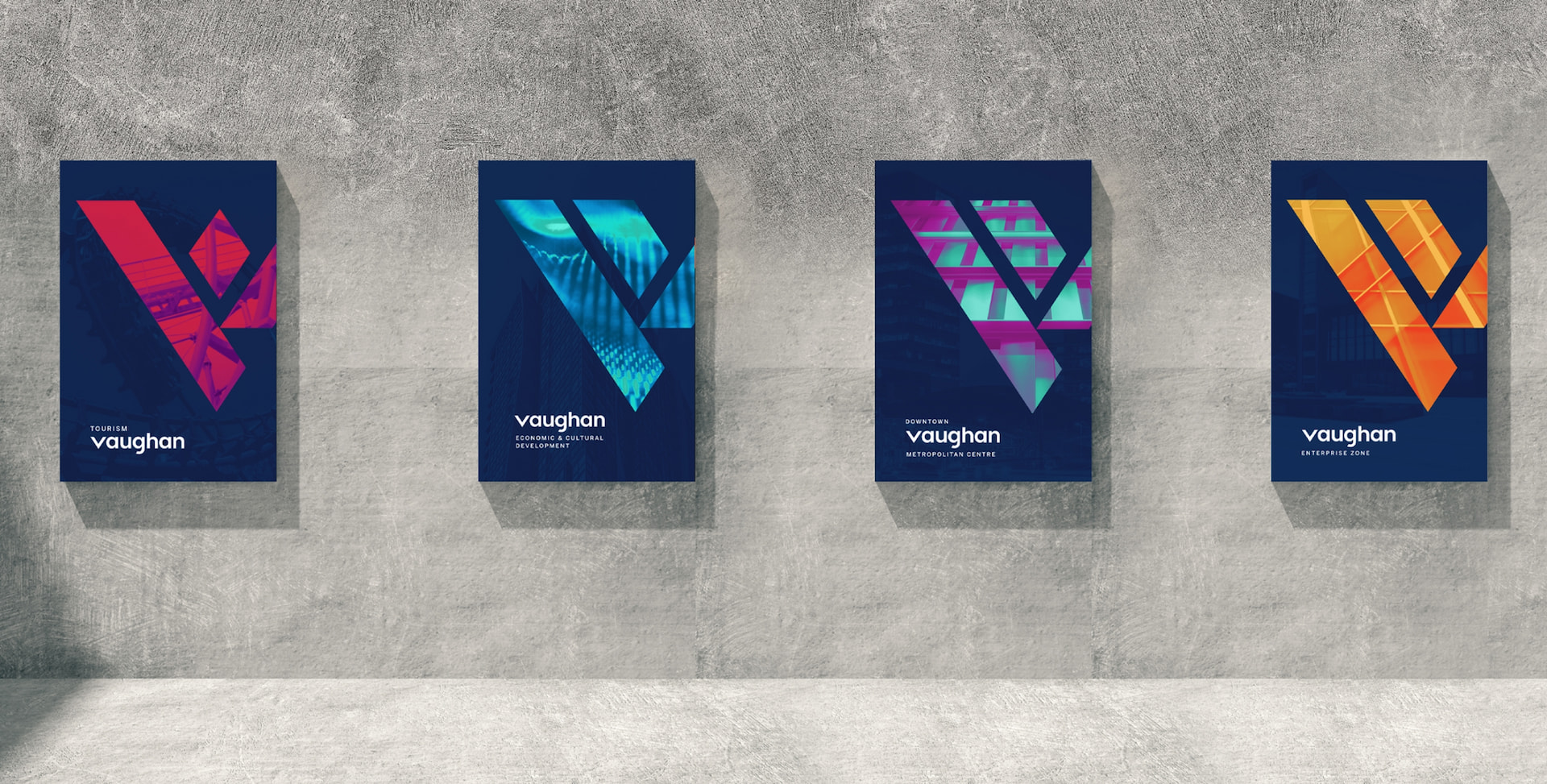 Vaughan Economic Development logo posters