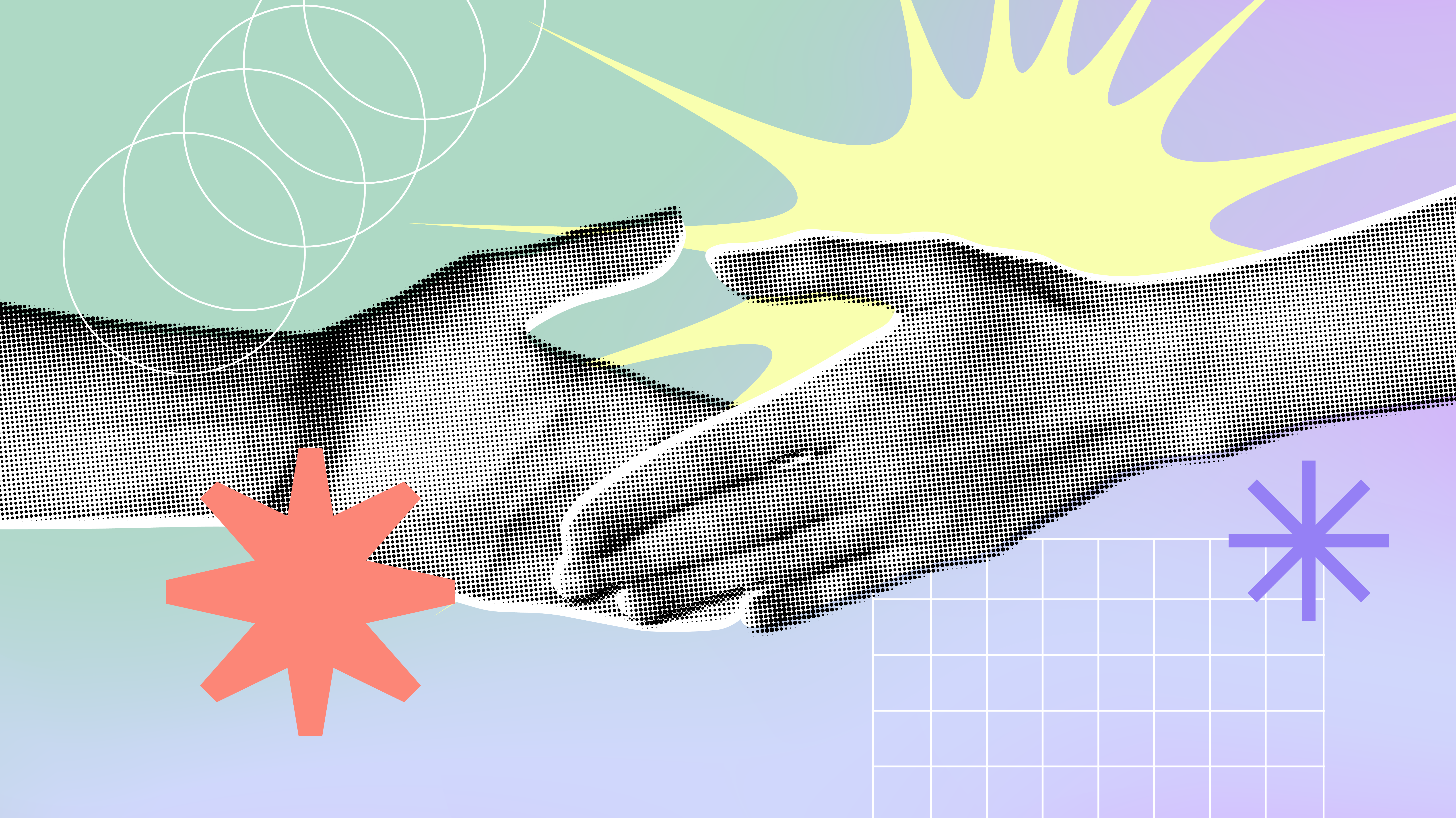 Two hands reaching out to each other, symbolizing the formation of a partnership.