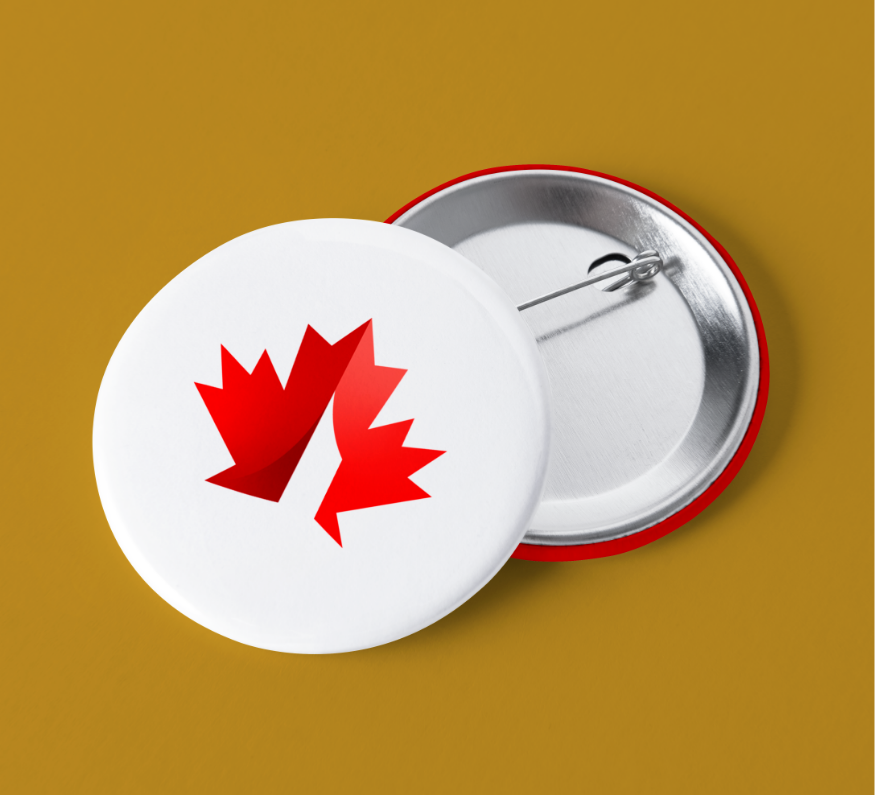 Empire Club of Canada logo on button