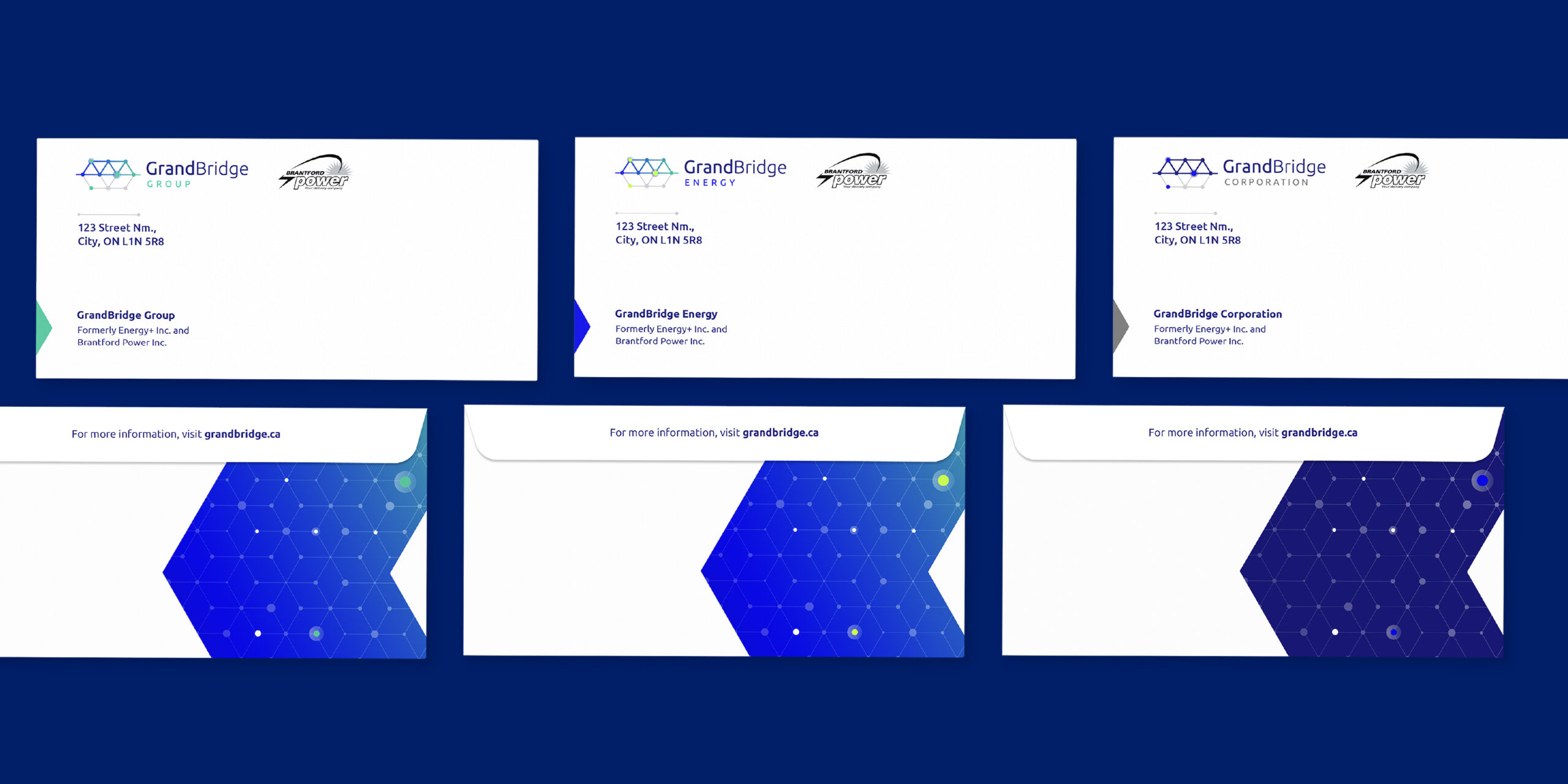 GrandBridge branded envelopes