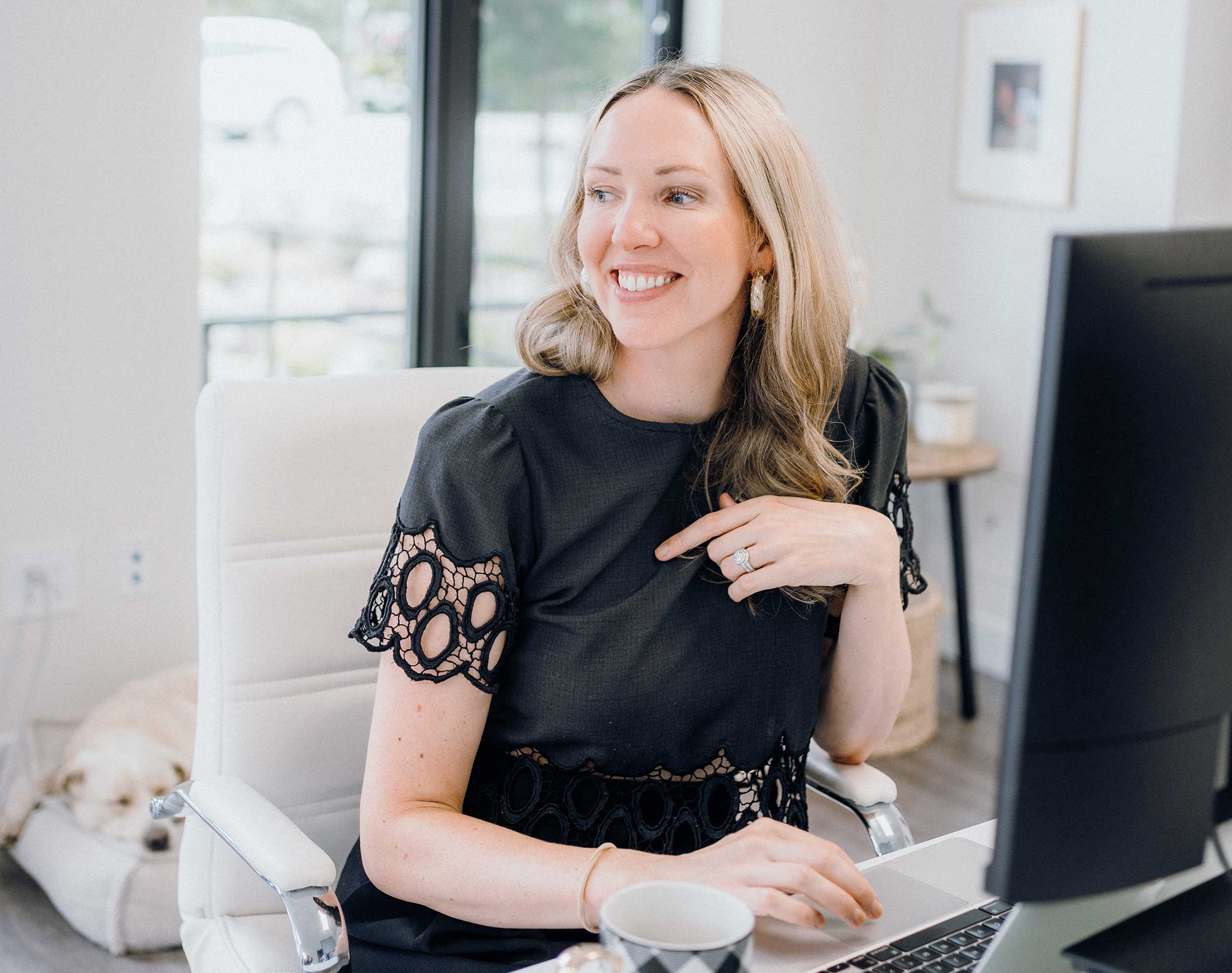 Young professional working at a desk