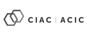 CIAC | ACIC logo with two overlapping hexagons to the left of the organisation’s acronym in bold letters.