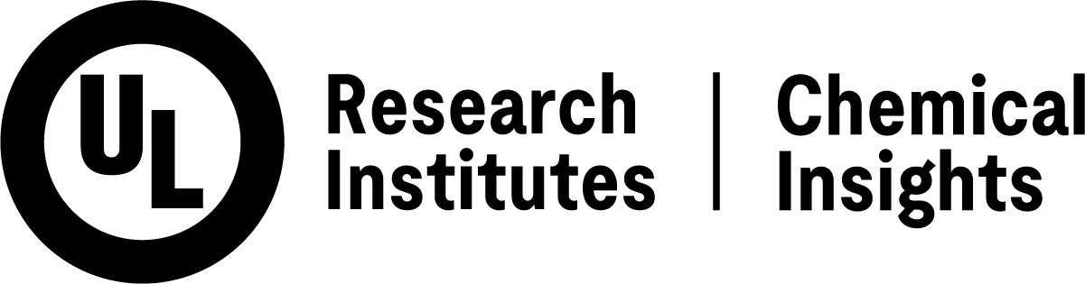UL Research Institutes Chemical Insights logo with bold black text and circular "UL" emblem on a white background.
